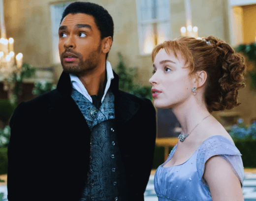 Daphne Bridgerton e Simon Basset em O Duque e Eu série na Netflix