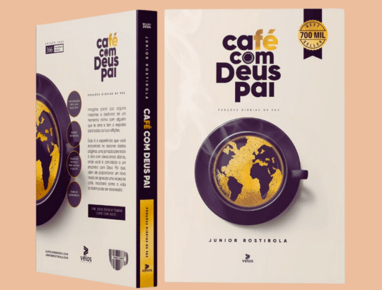 capa frente e verso do livro Café com Deus Pai 2024