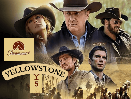 banner divulgação da série Yellowstone paramount