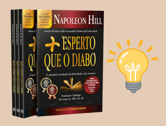 capa do livro mais esperto que o diabo