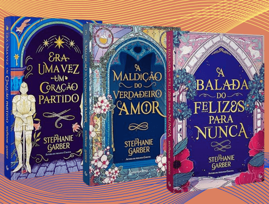 capas dos livros da trilogia era uma vez um coração partido